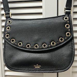 kate spade Boulder Lane Maggy Saddle Bag Black Great Condition